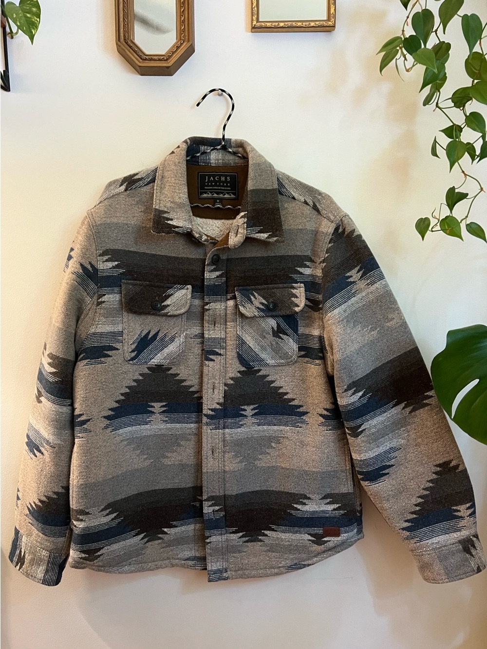 Men’s Wool Patterned Jacket - Picture 2 of 8